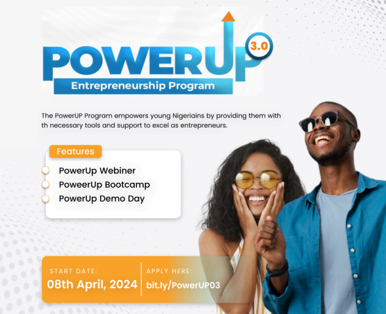 Read more about the article APPLY for PowerUp Entrepreneurship Program 3.0