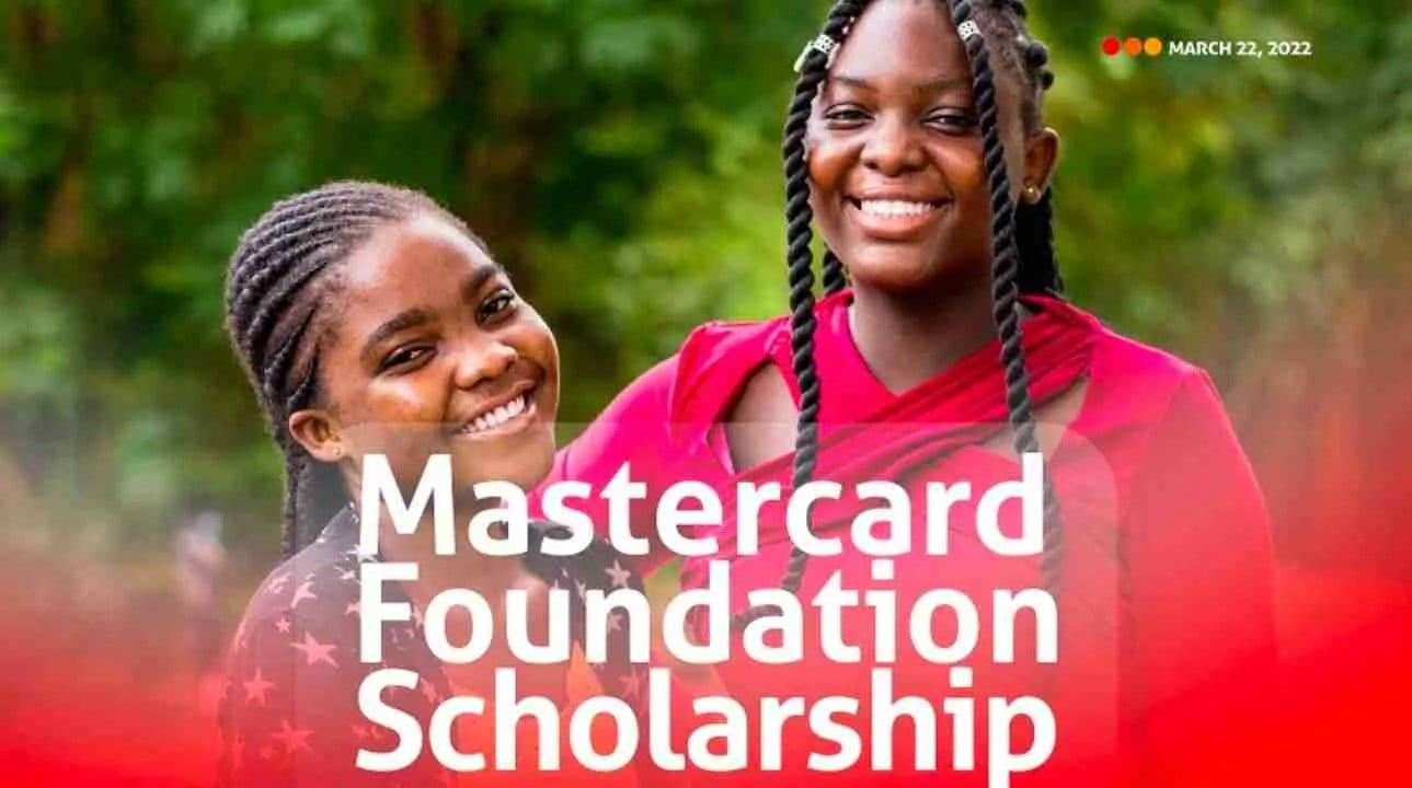 Read more about the article FULLY FUNDED MASTER CARD FOUNDATION SCHOLARSHIP TO STUDY IN SOUTH AFRICA 