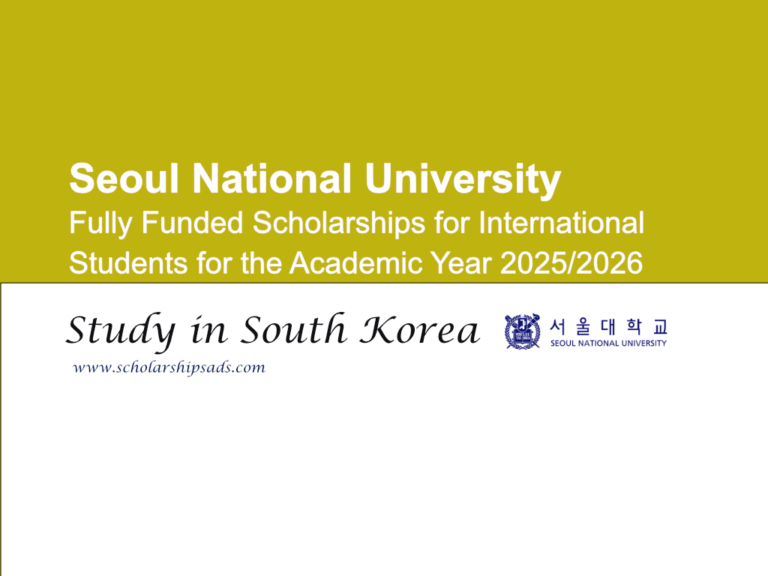 Read more about the article Seoul National University Scholarship | Everything You Need To Know Before You Apply