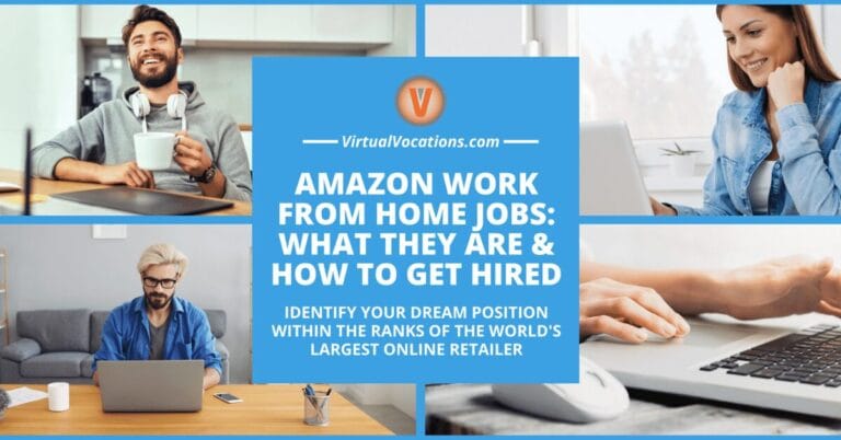 Amazon Remote Work-from-Home Job Opportunities